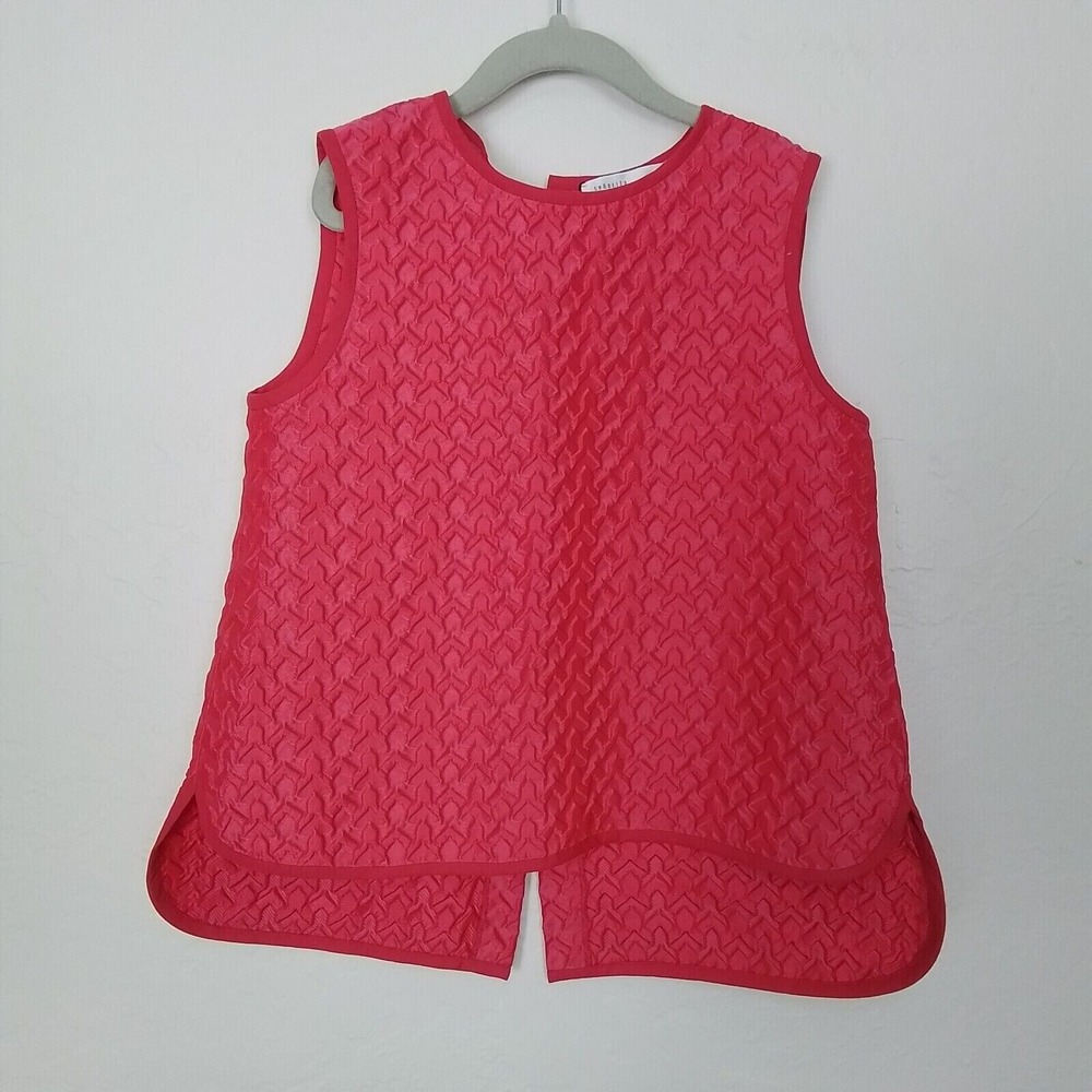 Lemoniez Señorita‎ Freckles Top Girls Fuchsia Pink Sleeveless Size 10Y Open Back